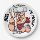 GRILLEN Pig Pickin's Party Goods Plate Pappteller (Vorderseite)