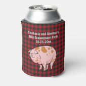 GRILLEN Pig Roast Rustic Wedding Party Dosenkühler (Kanne Rückseite)