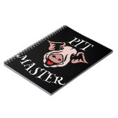 GRILLEN Pit Master Pig Notizblock (Linke Seite)