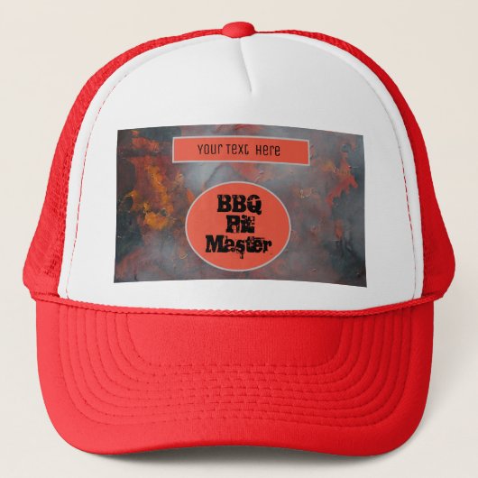 GRILLEN Pit Master Sizzlin' Hot Art Truckerkappe (Vorderseite)