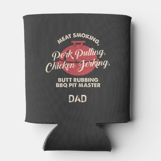 Grillen Pit Master Vater Dosenkühler (Rückseite)