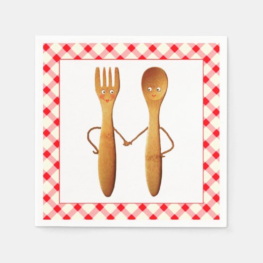 GRILLEN Polterabend Serviette (Vorderseite)