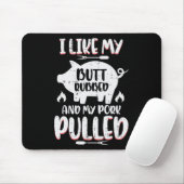 Grillen Pork Rubbed Pulled Byrbecue Pig Grill Me Mousepad (Mit Mouse)
