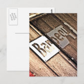 Grillen Postkarte (Vorne/Hinten)