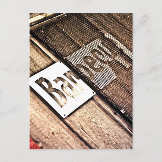 Grillen Postkarte (Vorderseite)