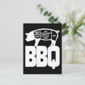 GRILLEN POSTKARTE (Stehend Vorderseite)