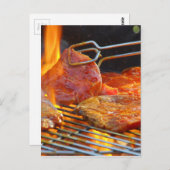 Grillen Postkarte (Vorne/Hinten)