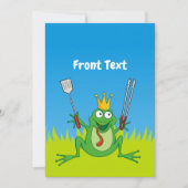 GRILLEN Prince Einladung (Vorderseite)