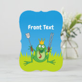 GRILLEN Prince Einladung (Stehend Vorderseite)