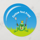 GRILLEN Prince Einladung (Vorne/Hinten)