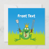 GRILLEN Prince Einladung (Vorderseite)