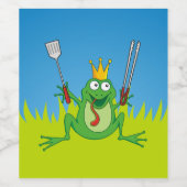 GRILLEN Prince Weinetikett (Einzelnes Label)