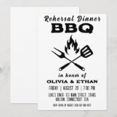 Grillen Probe Einladungen (Vorne/Hinten)