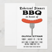 Grillen Probe Einladungen (Vorne/Hinten)