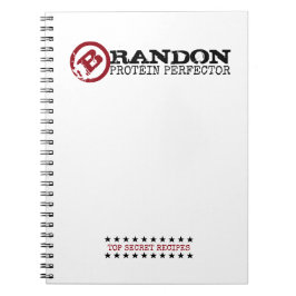 GRILLEN PROTEIN PERFECTOR Funny "Top Secret" Rezep Notizblock