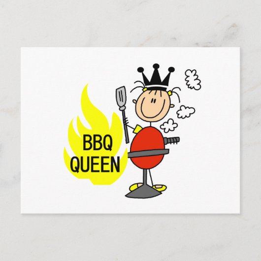 GRILLEN Queen Postkarte (Vorderseite)
