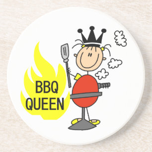 GRILLEN Queen Sandstein Untersetzer