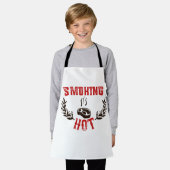 GRILLEN, Rauch und Grill - rauchheiß Schürze (Getragen)