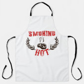 GRILLEN, Rauch und Grill - rauchheiß Schürze (Vorderseite)