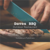 GRILLEN Restaurant Food Custom Cut Vinyl Sticker (Vorderseite)