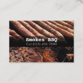GRILLEN Restaurant Grill Smoking Company Business  Visitenkarte (Vorderseite)