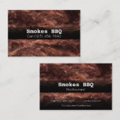 GRILLEN Restaurant Grill Smoking Company Business  Visitenkarte (Vorne/Hinten)
