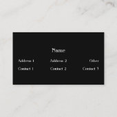 GRILLEN Rezept-Geschäfts-Karte Visitenkarte (Rückseite)