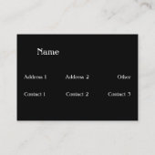 GRILLEN Rezessionskarte Visitenkarte (Rückseite)