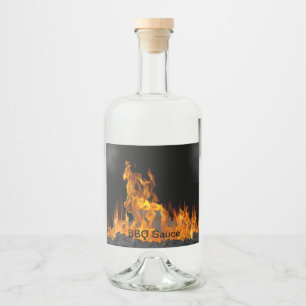 GRILLEN Sauce Bottle Alkoholflaschenetikett