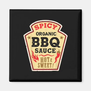 Grillen Sauce Hot Spicy Grill Ketchup Byrbeque Hal Magnet