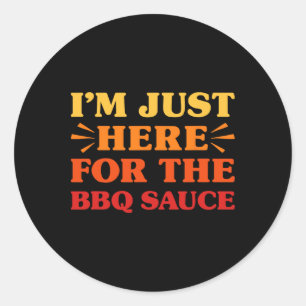 Grillen Sauce I Liebe Grillen Sauce Funny Food Lov Runder Aufkleber