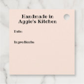 Grillen Sauce von Kuh Skull Geschenkanhänger (Rückseite)