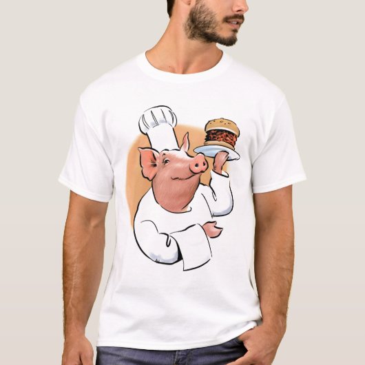 GRILLEN Schweinefleisch T-Shirt (Vorderseite)