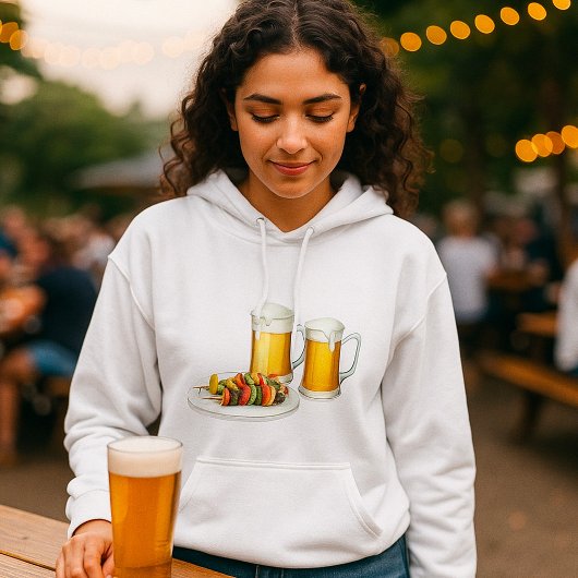 GRILLEN Skewers und Bier Summer Cookie Hoodie