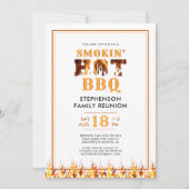 GRILLEN Smoker Family Wiedersehen Einladung (Vorderseite)