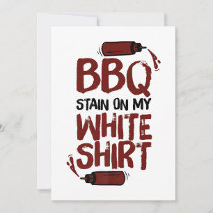 GRILLEN Stain auf meiner White Premium Einladung