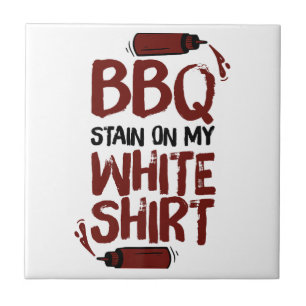 GRILLEN Stain auf meiner White Premium Fliese