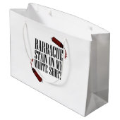 GRILLEN Stain Große Geschenktüte (Rückseite Schrägansicht)