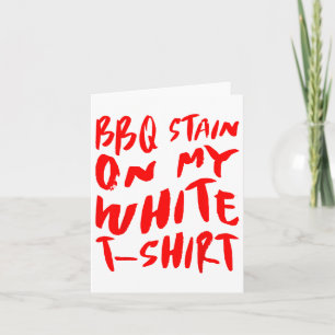 Grillen Stain on my White - Grillen _1 Karte