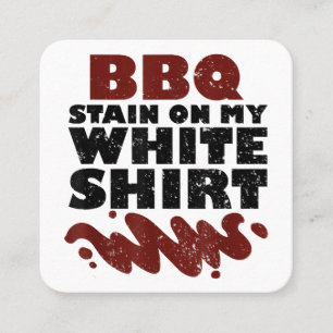 GRILLEN Stain Quadratische Visitenkarte