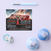 GRILLEN Steak - Wettbewerb/Speed Eating Contest Flyer (Einzeln)