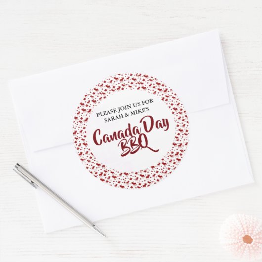 Grillen Stickers zum Canada Day (Umschlag)