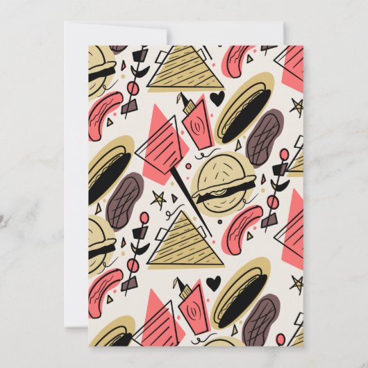 Grillen Summer GRILLEN Doodles Baby Dusche (Rückseite)