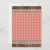 Grillen "Summer Woman Birthday Party - Einladung (Rückseite)