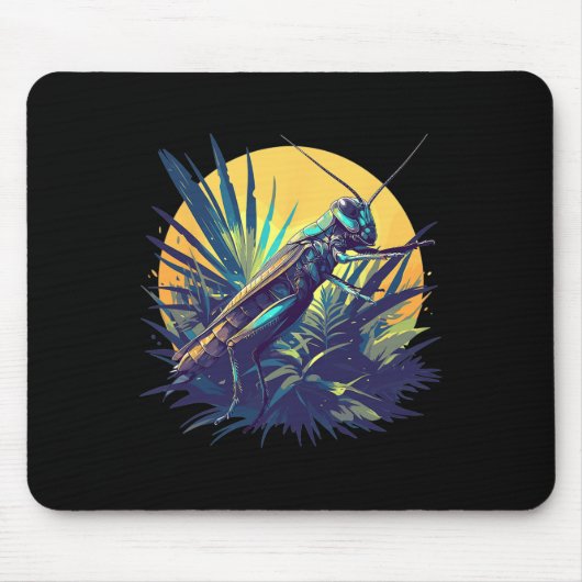 Grillen Tier Grille 5 Mousepad (Vorne)