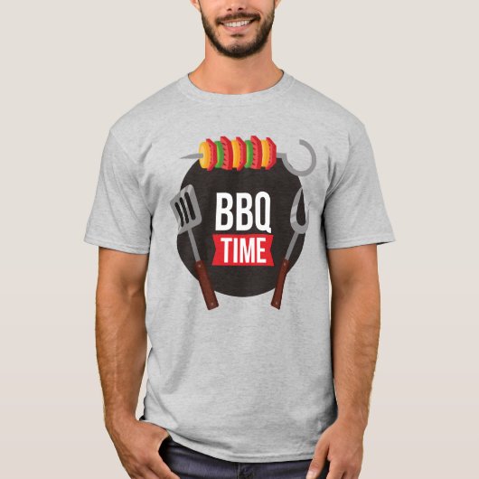GRILLEN Time Grill Master Funny Food T-Shirt (Vorderseite)