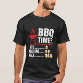 Grillen Timer Barbecue Funny Grill Gift Grill T-Shirt (Vorderseite)