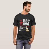 Grillen Timer Barbecue Funny Grill Gift Grill T-Shirt (Vorne ganz)