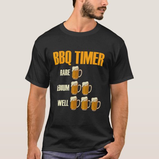 GRILLEN Timer Barbecue T-Shirt (Vorderseite)