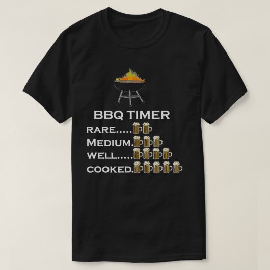 GRILLEN Timer, by biers, grill, by Yoray T-Shirt (Design vorne)